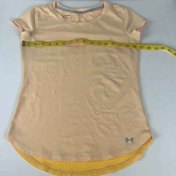 Under armour lot bundle purple yellow short sleeve athletic  sporty tshirt sz XS - Picture 10 of 14